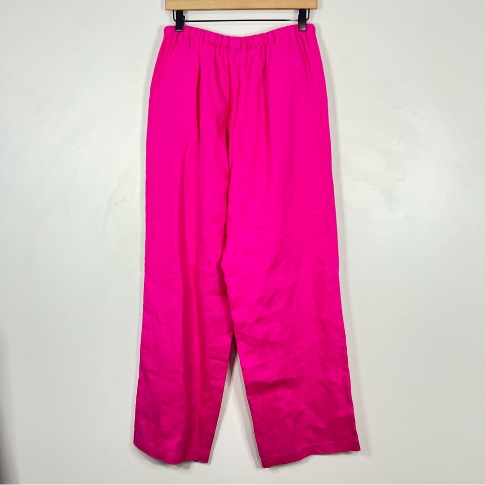 Rails Pink Wide Leg Linen Pants size Large - Picture 8 of 10